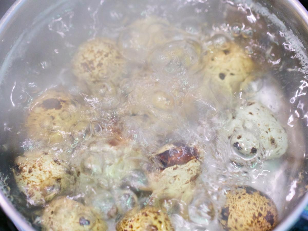 Boiling Quail Eggs