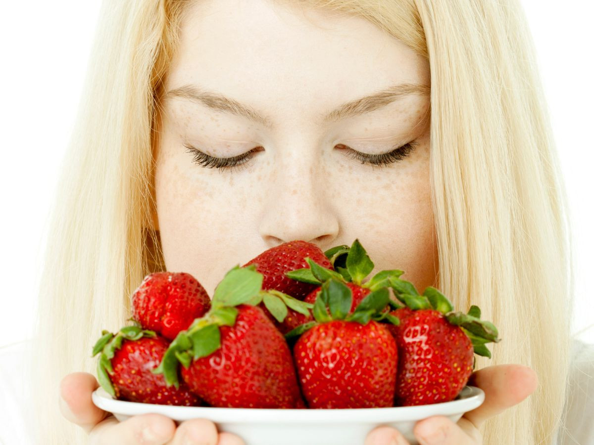 Smelling Strawberries