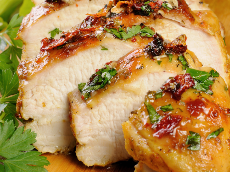 Aromatic Autumn Perfection: Baked Maple Dijon Chicken Breast Dinner Recipe