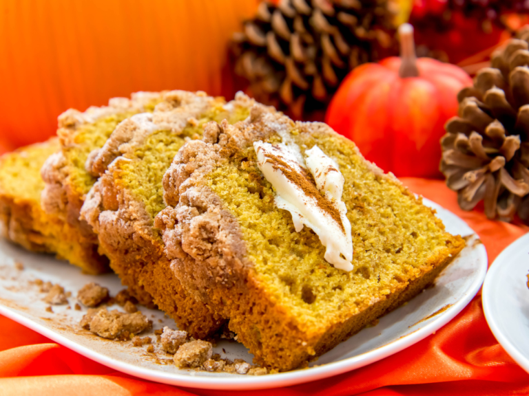 Moist Pumpkin Streusel Bread Recipe: Healthy Fall Indulgence